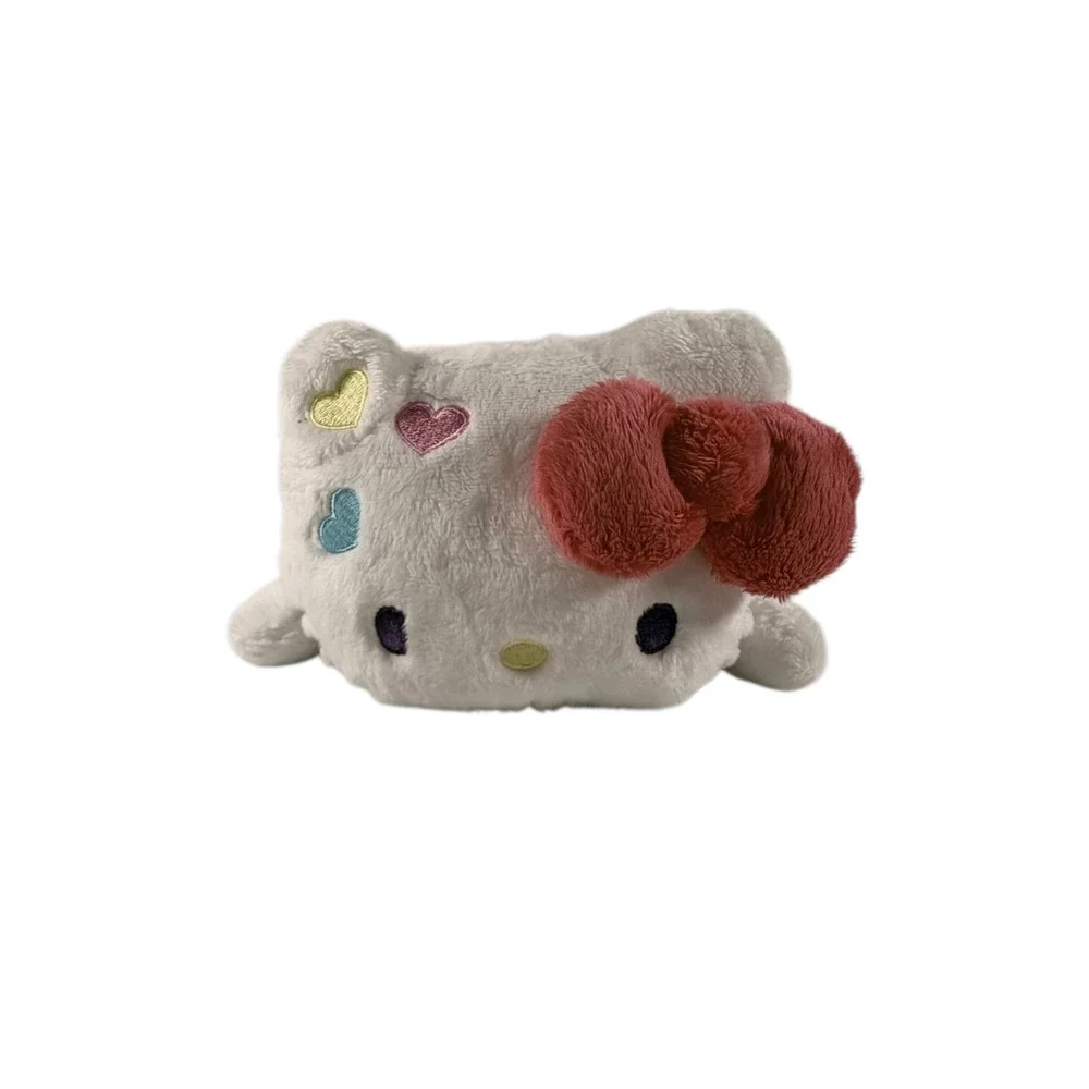 Sanrio Hello Kitty Plush Kids 8in White Pink Excellent Sweethearts Heart Bow
